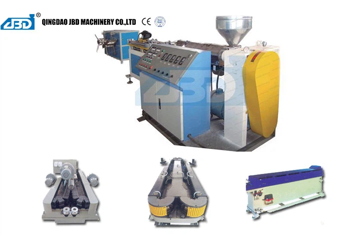 HDPE/PP/PVC Single Double Corrugated Pipe Extrusion Production Line